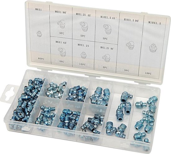 110 Delig Vetnippel Assortiment (Metrische)