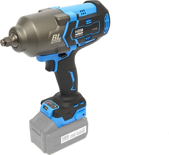 20 Volt Accu Slagmoersleutel, 1/2 inch, 1000 Nm (Body)