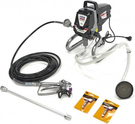 Hogedruk Airless wandspuitmachine 1010 Watt - Niet geschikt voor Latex