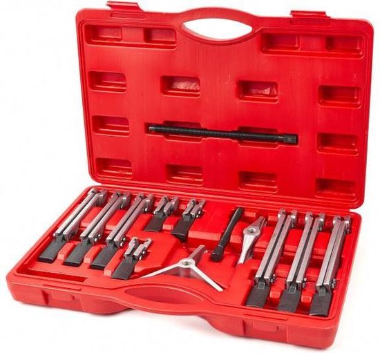 14-delige PROFI 3 arm poelietrekker set 100, 200, 250 mm