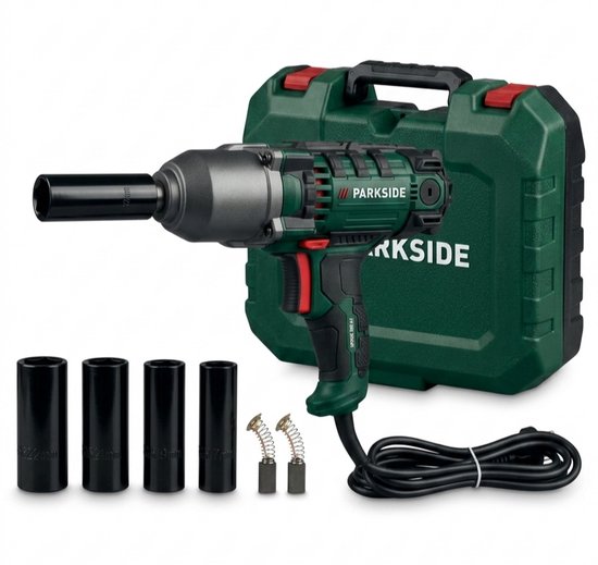 PARKSIDE Elektrische slagschroevendraaier - 550W - 230V - Voor montage van autowielen en vastzetten van schroeven en moeren