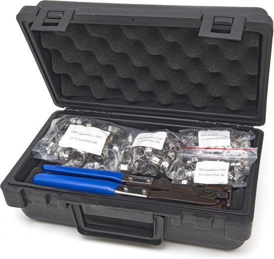 202 Delig Slangenklem Assortiment Inclusief Slangenklem Tang Voor 1-Oor Slangklemmen