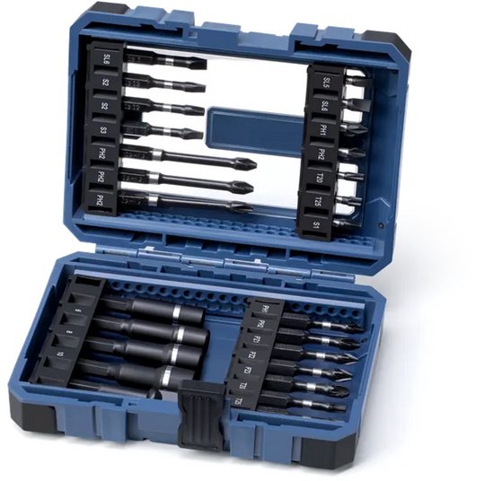 26 Delige Professionele Impact Schroef Bitset en Dopsleutelset Met HEX Opname