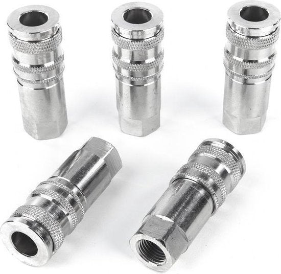 5 x Euro - Orion Snelkoppeling 1/4'' Inwendig Draad
