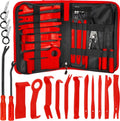 Springos Trim Removal Kit - Terminal Removal Tool - 19 Stuks - Rood/Zwart