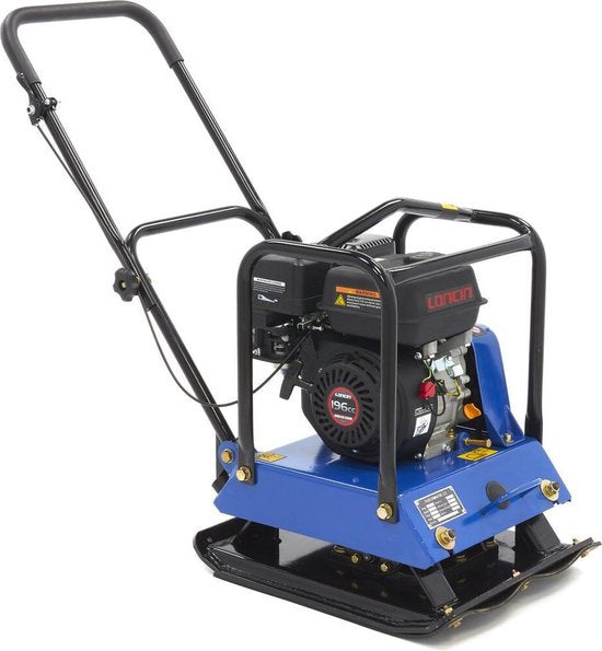 Professionele 6,5 PK Trilplaat Inclusief Wielenset en Bestrating Beschermplaat 15000N