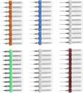 Set van 10 micro boortjes in een doosje (0.70 mm)