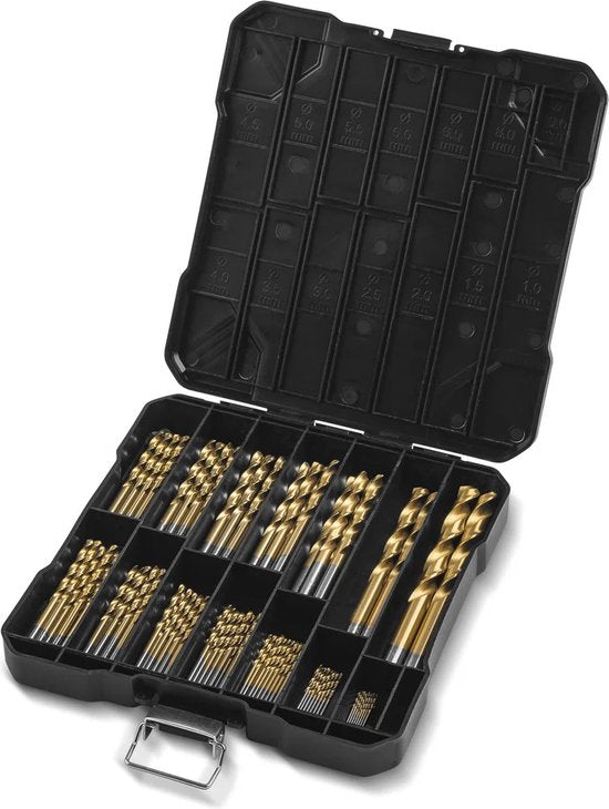 PARKSIDE® 107 Delige HSS Staal Borenset