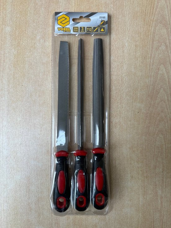 Vorel Metaalvijlenset 200mm 3 Stuks