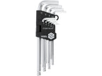 Zeskantige Sleutels /Hex/ 2-10 Mm, Cr-V, Set Van 9 Stuks.