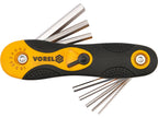 Zeskantsleutels 1,5-8 Mm, Cr-V, Set Van 8 Stuks.
