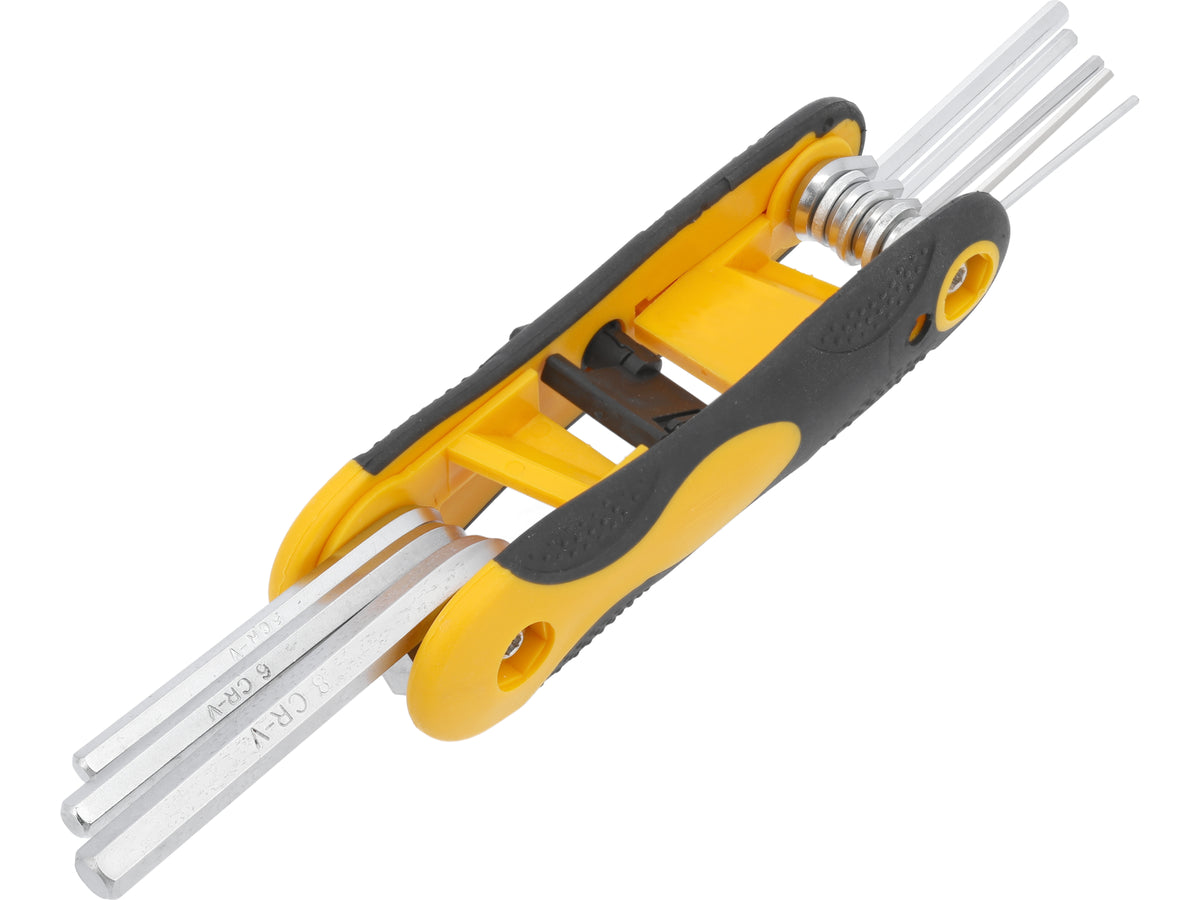 Zeskantsleutels 1,5-8 Mm, Cr-V, Set Van 8 Stuks.