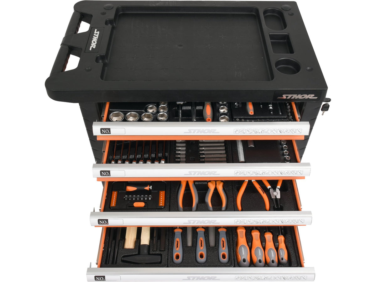 Servicekast Met Gereedschap 6 Laden 302 Elementen