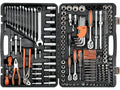 GEREEDSCHAPSET 1/2'', 3/8'', 1/4'' 225-delig.