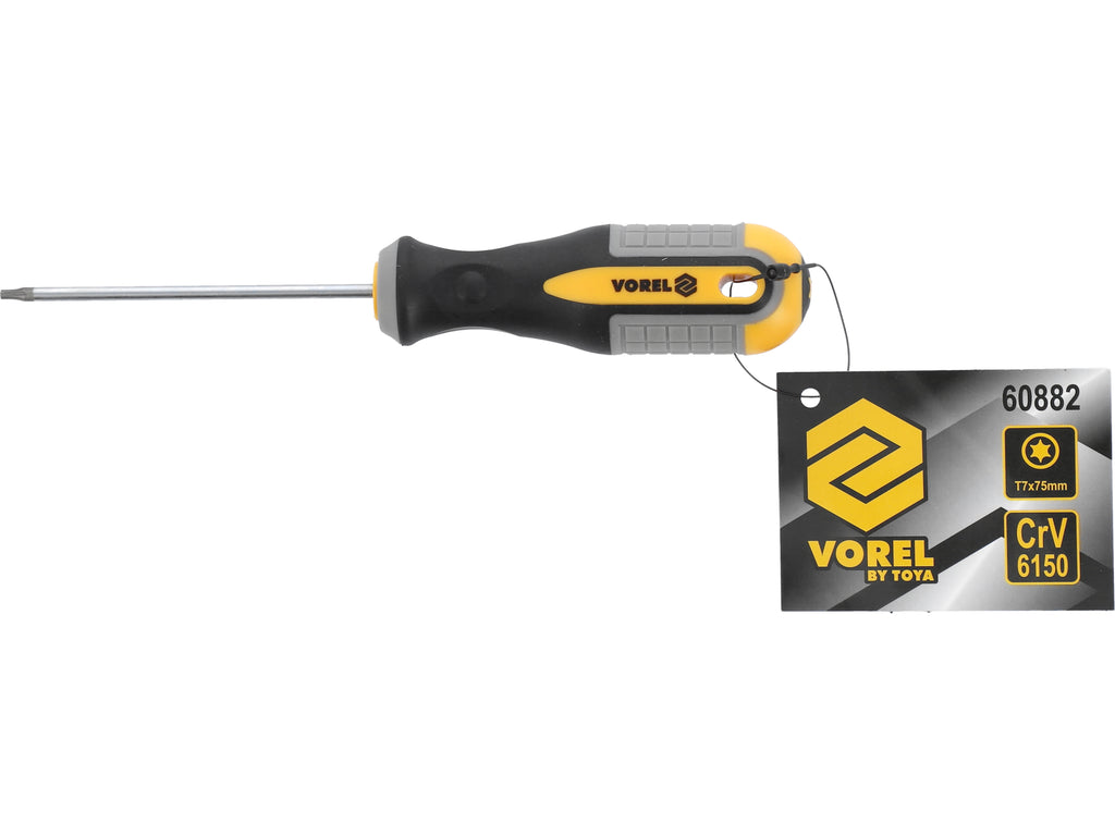 Torx-Schroevendraaier T7x75mm CRV
