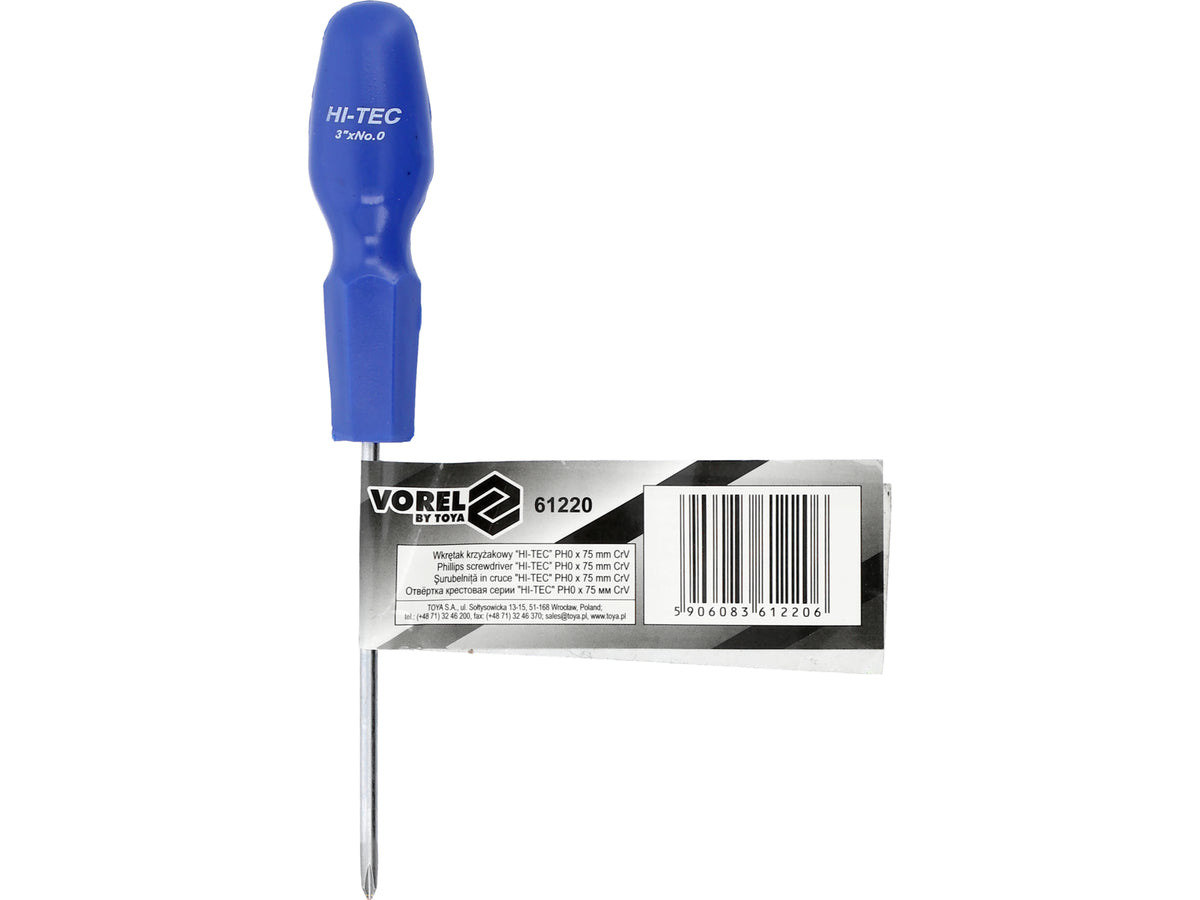 Hi-Tec Ph0x75mm Kruisschroevendraaier