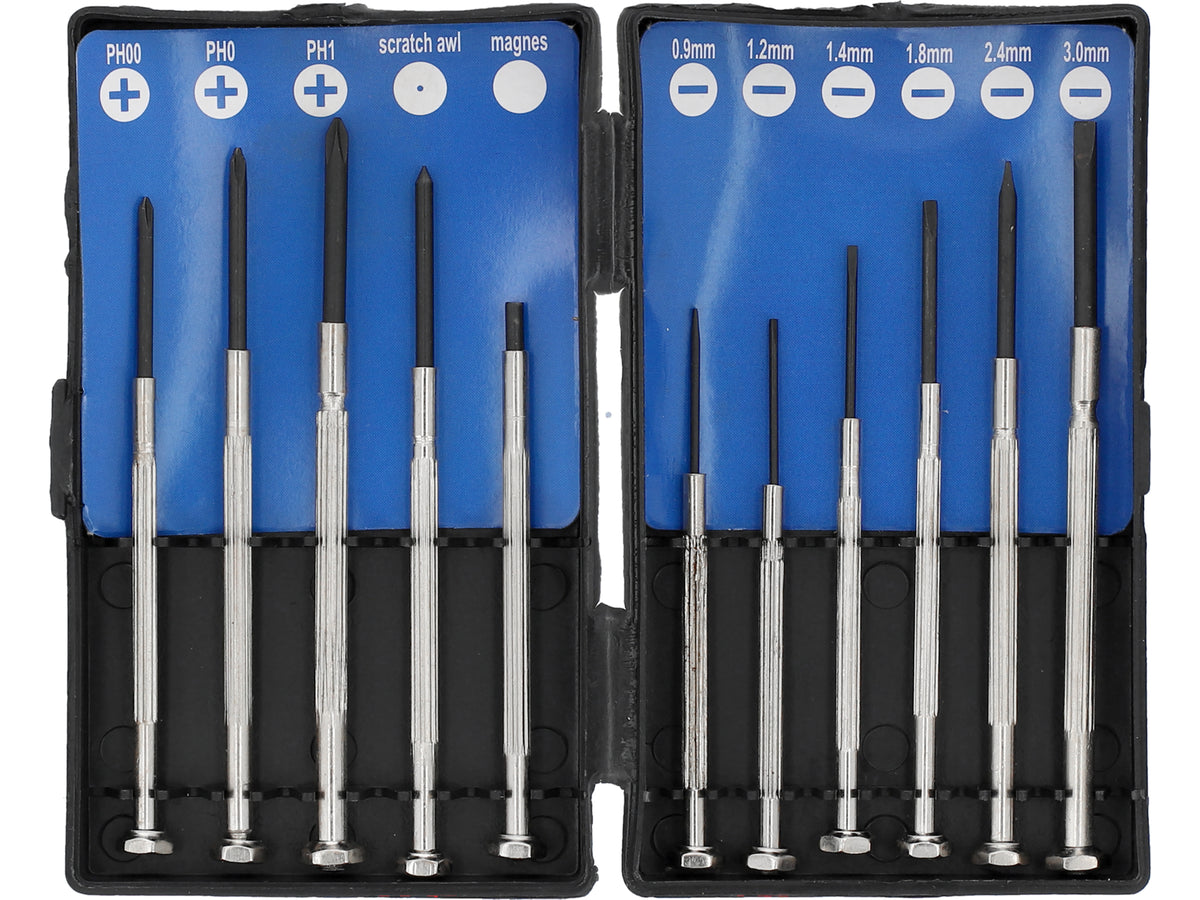 Precisie Schroevendraaiers Set Van 11 Stuks.