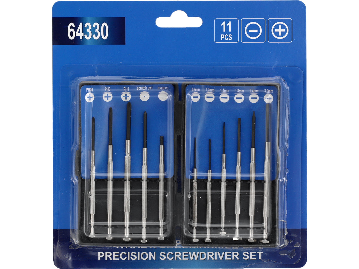 Precisie Schroevendraaiers Set Van 11 Stuks.