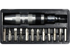 Set - CR-V Slagschroevendraaier Met Tips, 13 Stuks.
