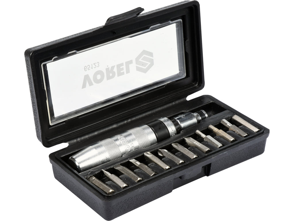 Set - CR-V Slagschroevendraaier Met Tips, 13 Stuks.