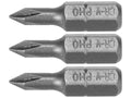 Bits 1/4''X25MM PH0 3 St
