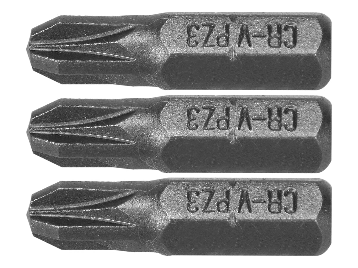 Bits 1/4''X25MM PZ3 3 St