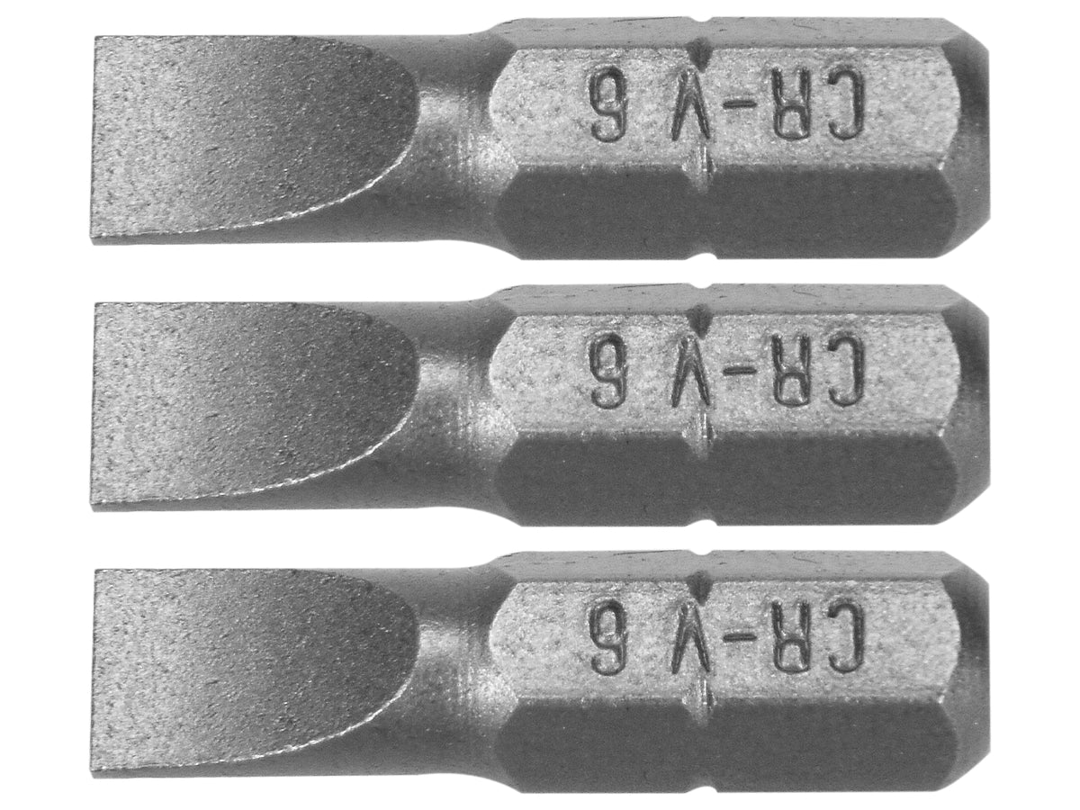 Bits 1/4''X25MM, 6MM 3 St