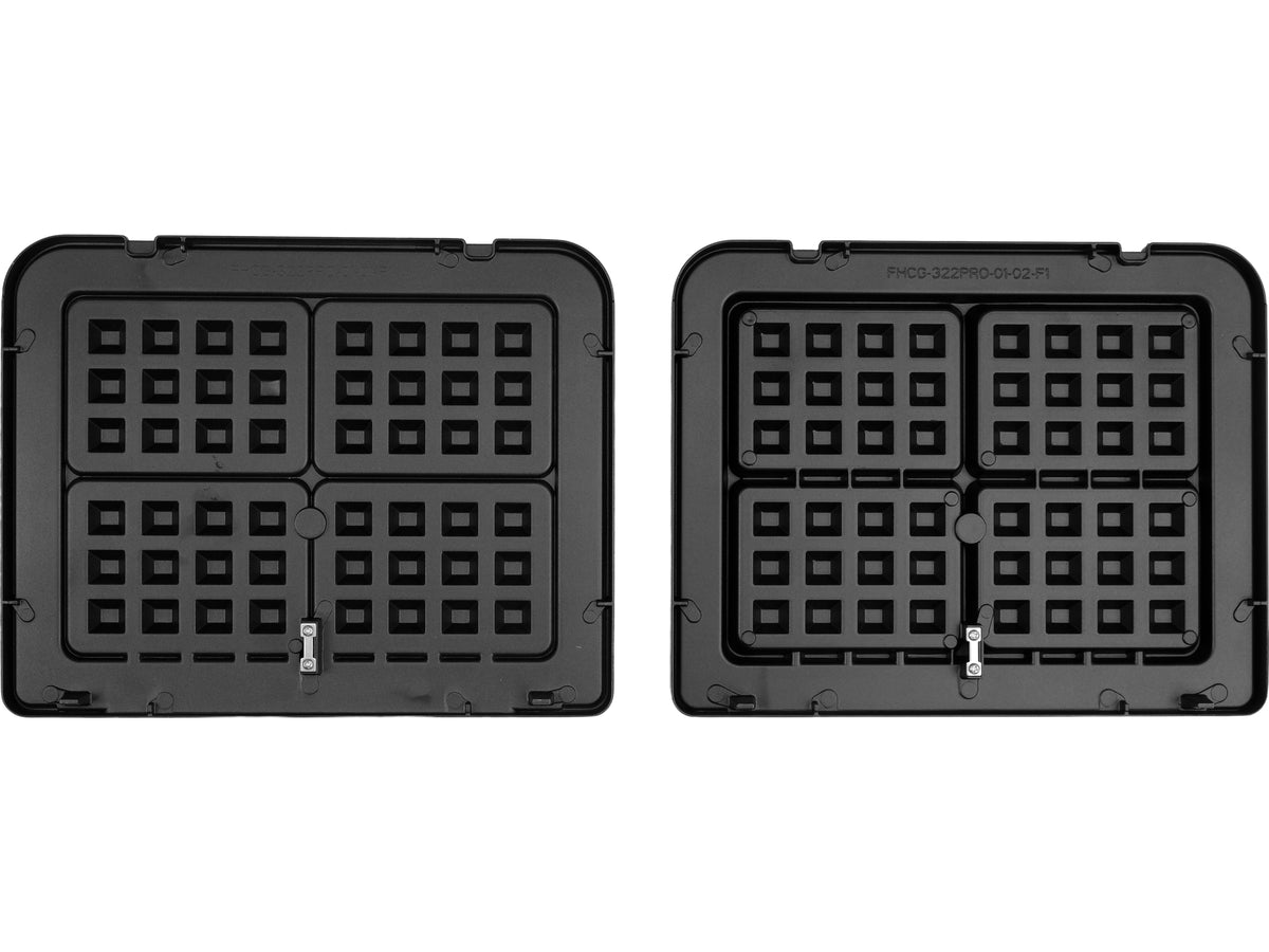 2 ELEKTRISCHE GRILLPLATEN - Wafels