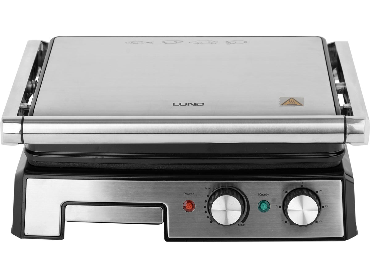 Elektrische Grill 2000W, 29,5X24CM, Timer