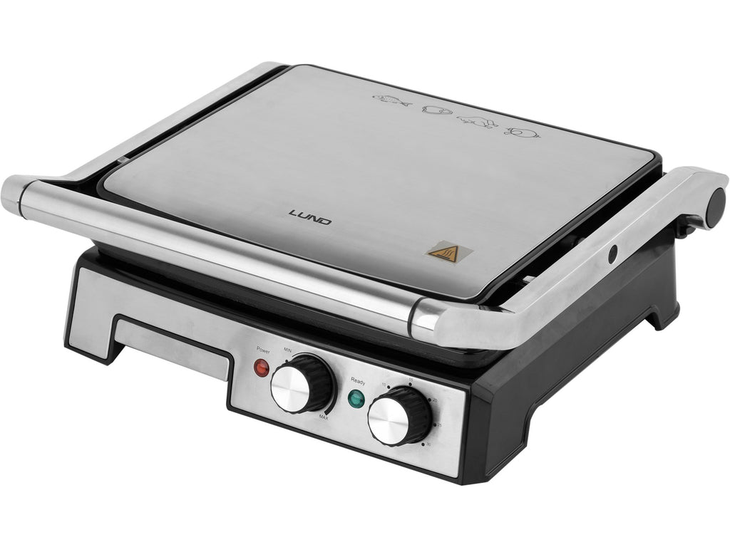 Elektrische Grill 2000W, 29,5X24CM, Timer