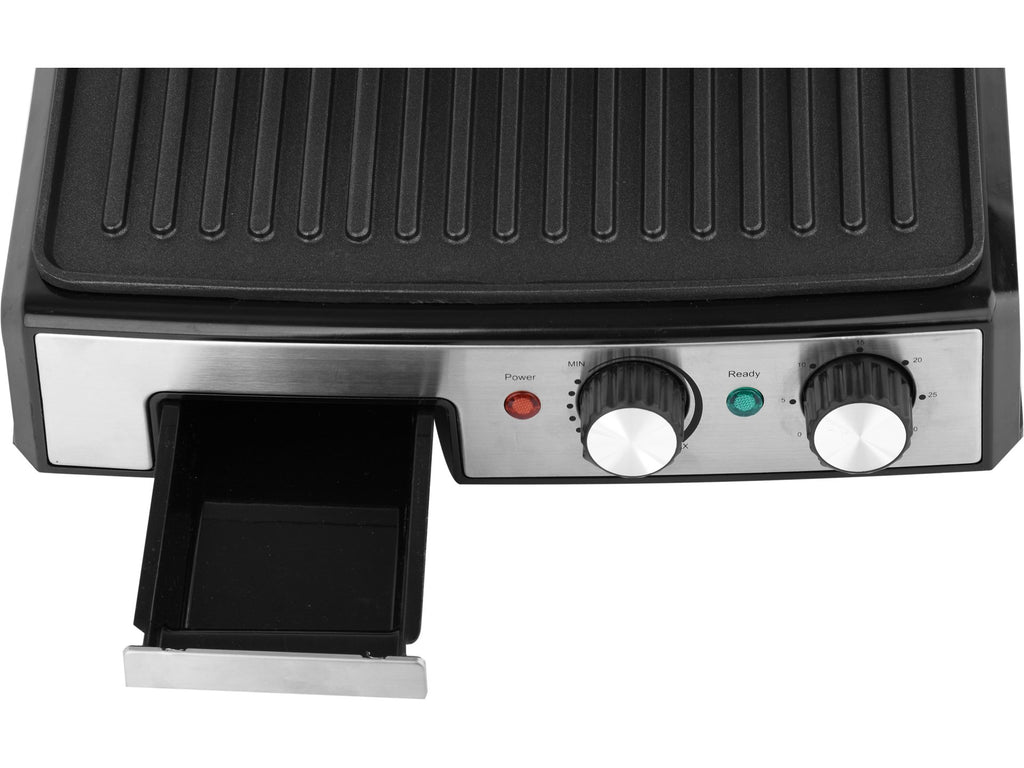 Elektrische Grill 2000W, 29,5X24CM, Timer