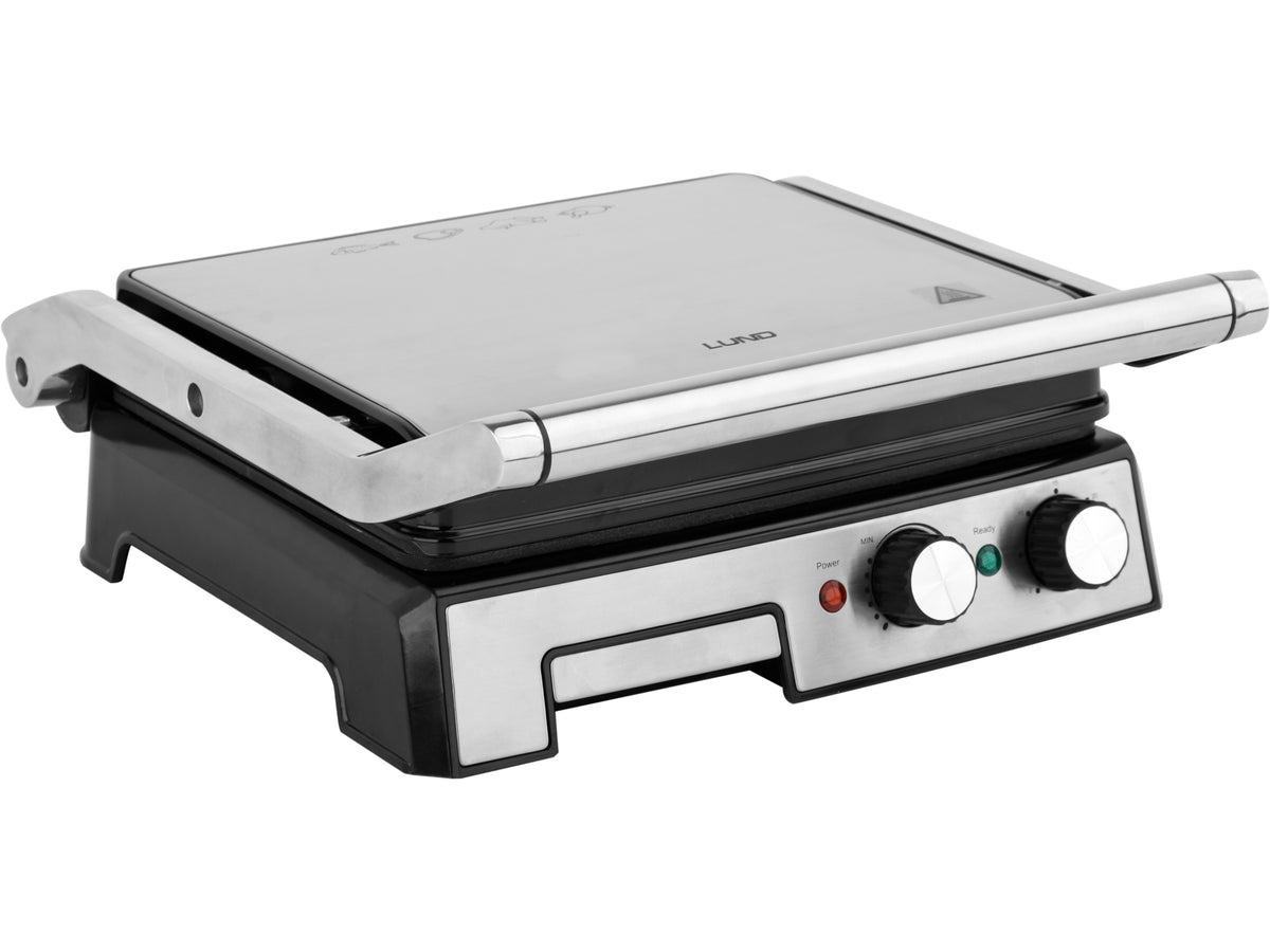 Elektrische Grill 2000W, 29,5X24CM, Timer