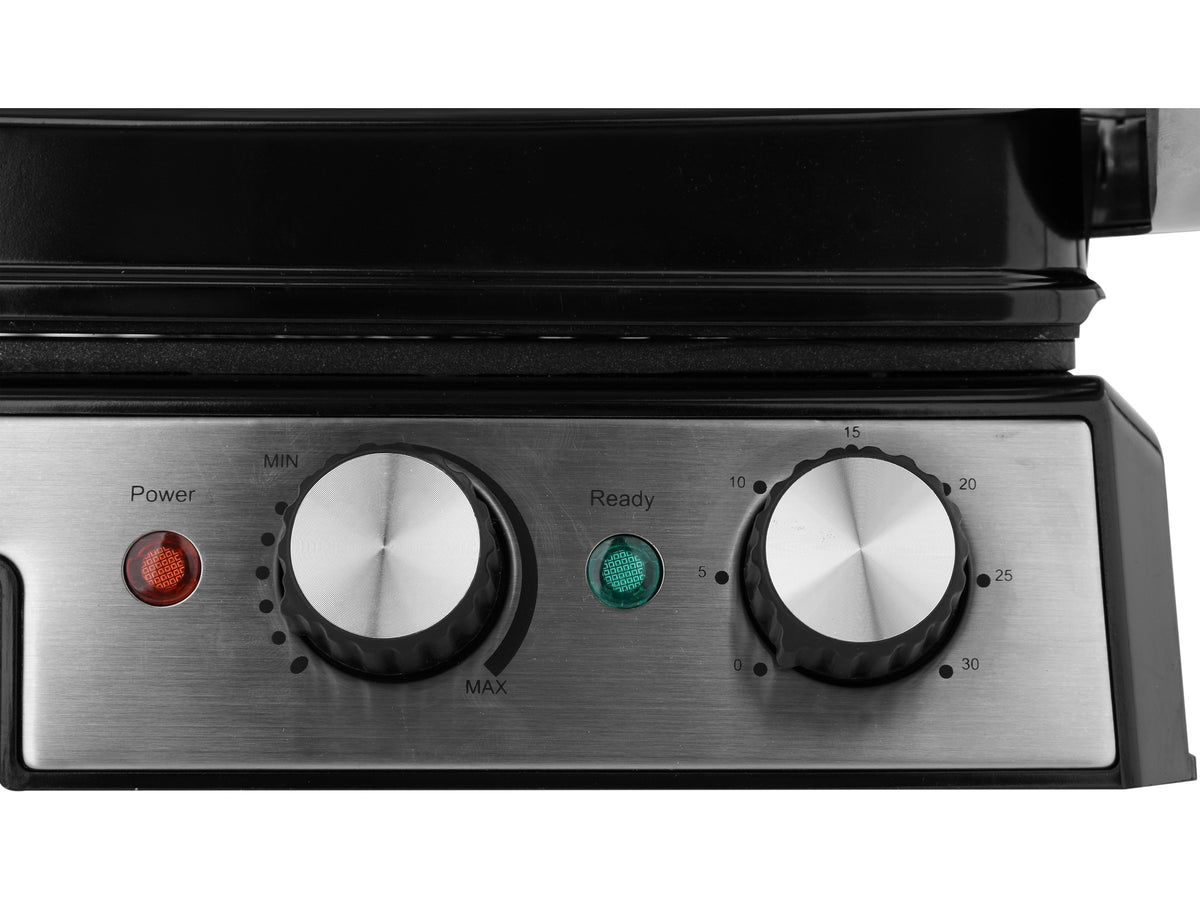Elektrische Grill 2000W, 29,5X24CM, Timer