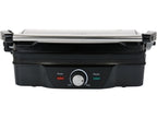 Elektrische Grill 1600W, 28 X 17CM, Temperatuurregeling