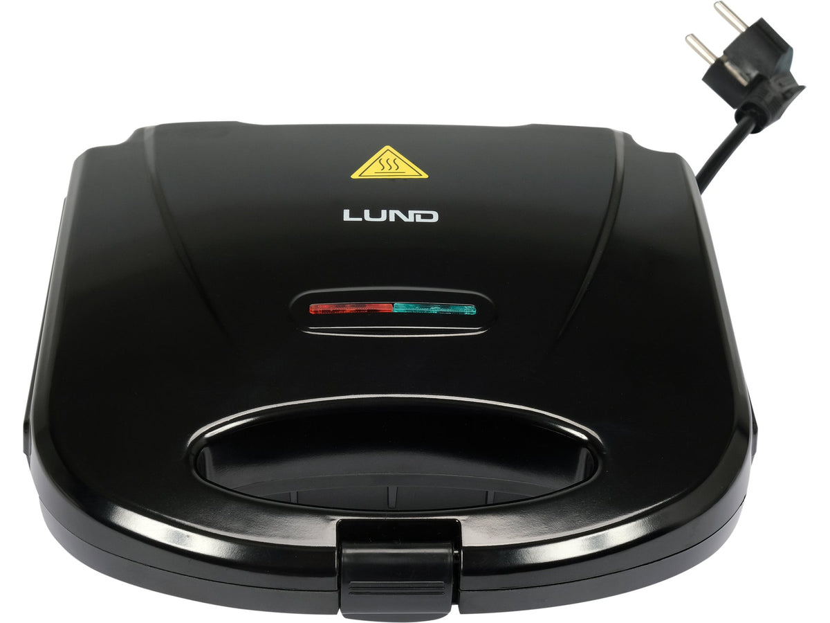 Toast 750W, Grillplaat 21,5X12,5CM, Zwart