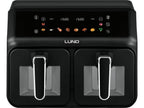 Friteuse 2200W 4L+4L Zwart