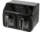 Friteuse 2200W 4L+4L Zwart