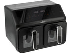 Friteuse 2200W 4L+4L Zwart