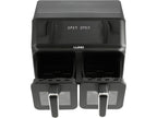 Friteuse 2200W 4L+4L Zwart