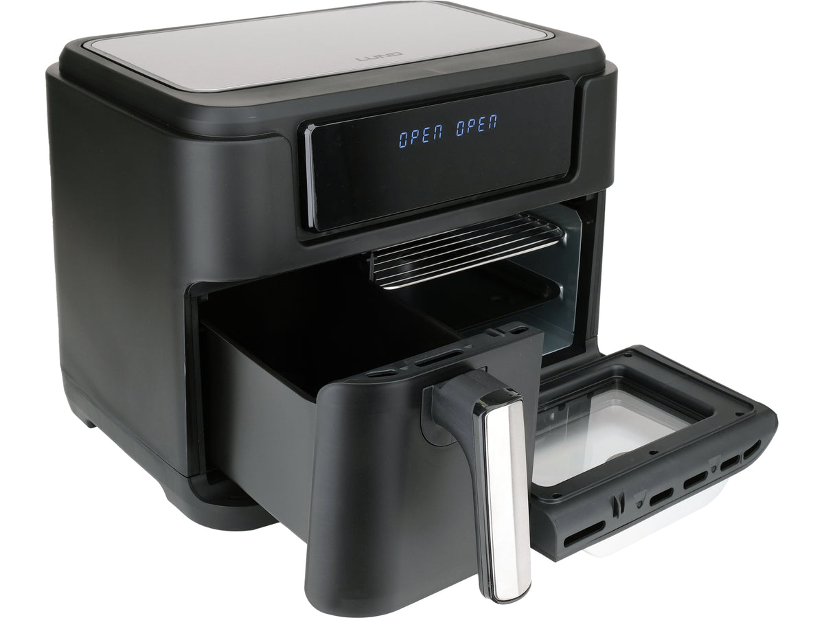 Achtergrond Friteuse 2400W 3,5L + 7,5L