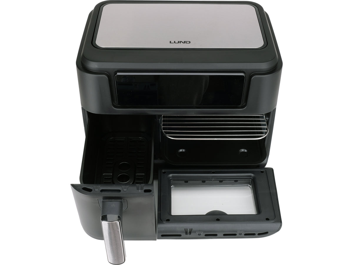 Achtergrond Friteuse 2400W 3,5L + 7,5L