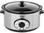 Slowcooker 280W 4,5L Met Timer