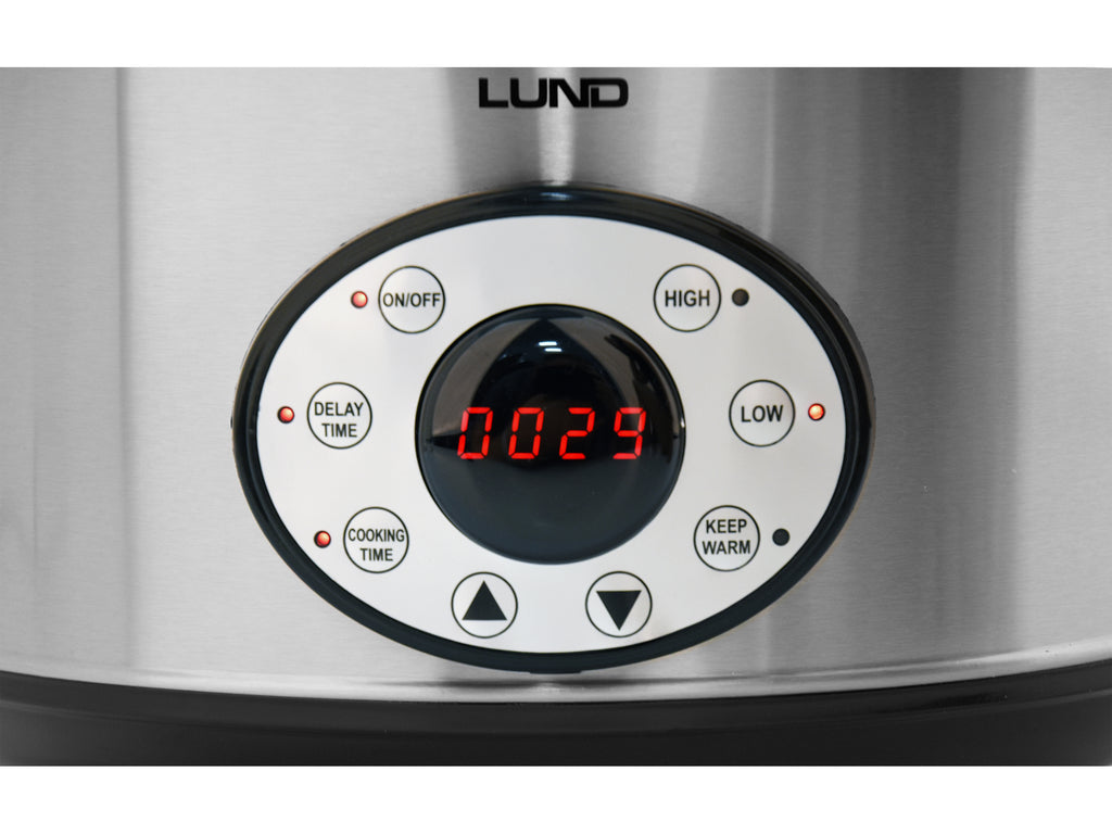 Slowcooker 280W 4,5L Met Timer