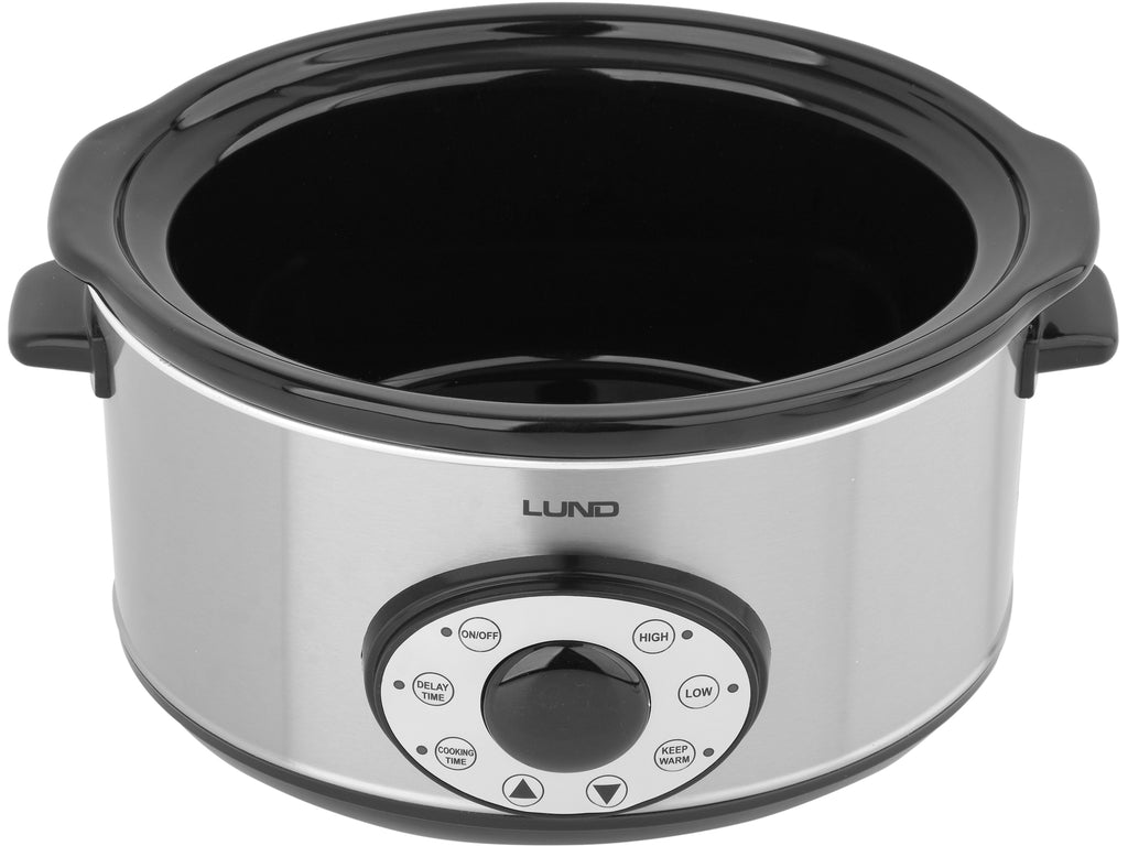 Slowcooker 280W 4,5L Met Timer