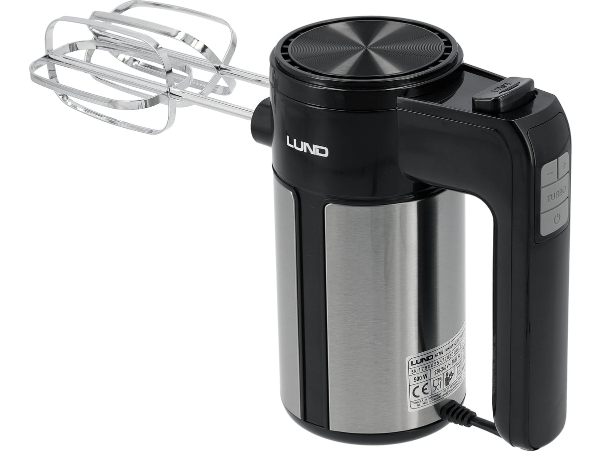 500W Handmixer, 6 Snelheden