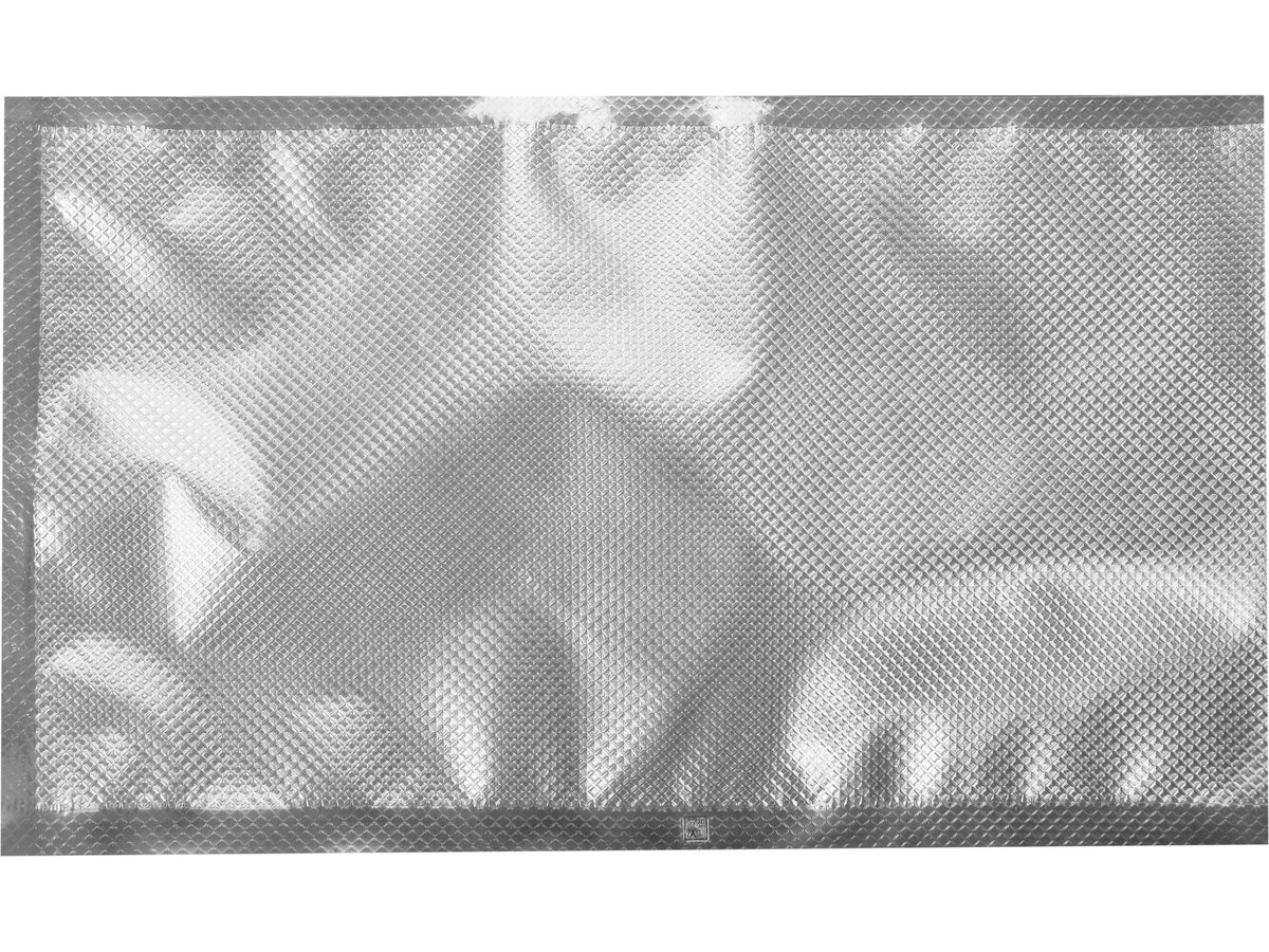 Gekartelde FOLIE ZAKKEN VOOR STRIP VACUÜM VERPAKKINGSMACHINES 25X35CM 50ST