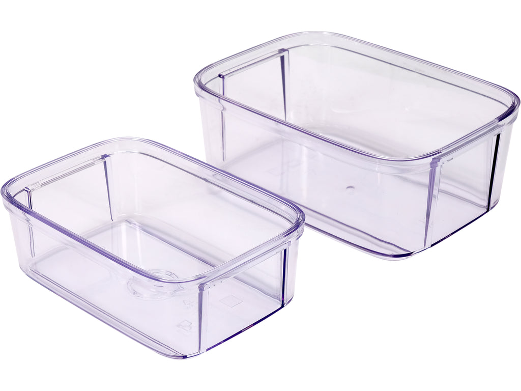 Vacuumcontainers 0,75L, 1,5L, Mogelijkheid Om De Datum Op Het Deksel Te Vermelden