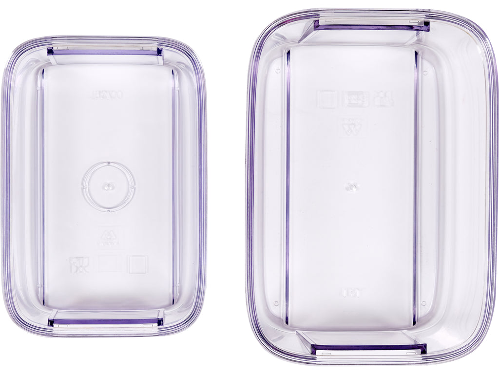 Vacuumcontainers 0,75L, 1,5L, Mogelijkheid Om De Datum Op Het Deksel Te Vermelden
