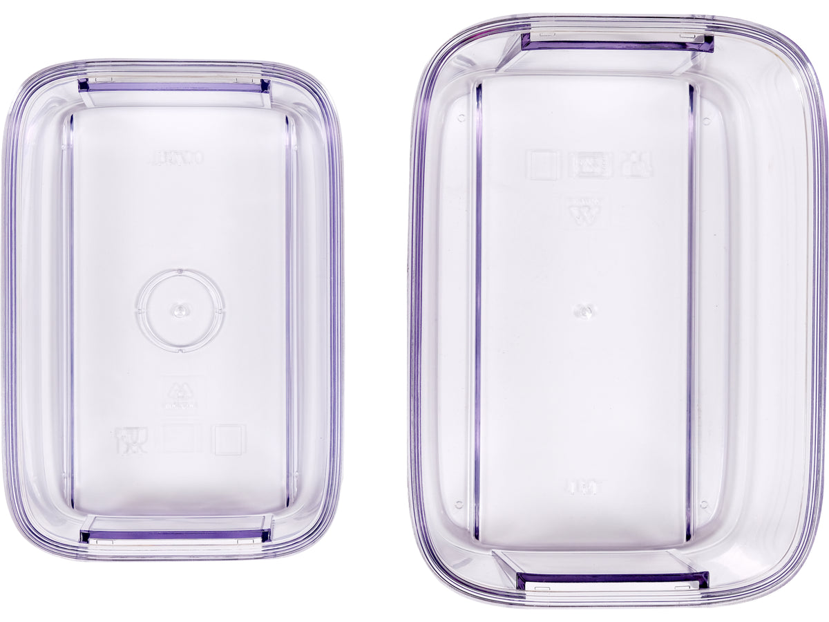 Vacuumcontainers 0,75L, 1,5L, Mogelijkheid Om De Datum Op Het Deksel Te Vermelden