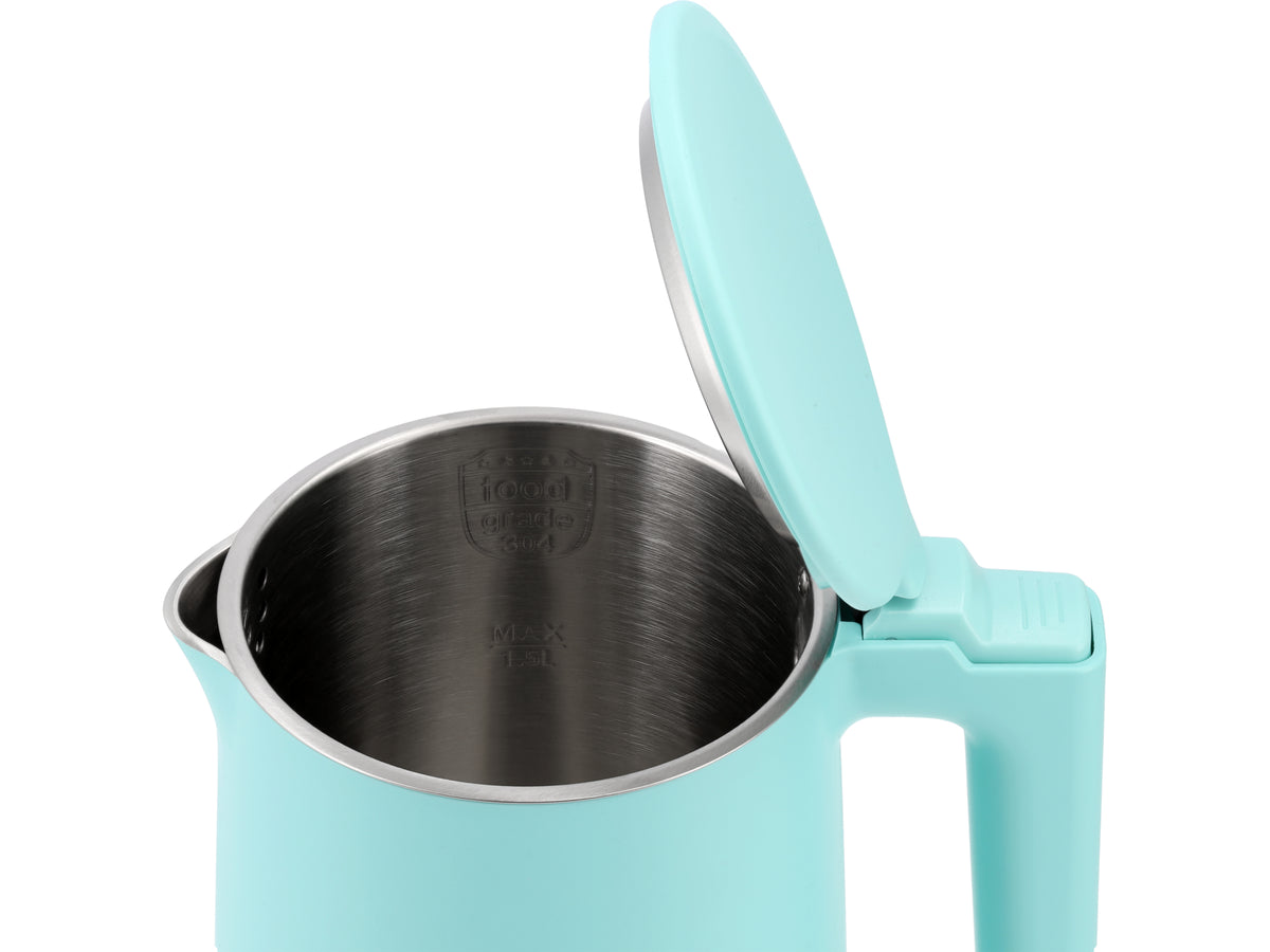 Elektrische Waterkoker 1,5L Turquoise, Cool Touch